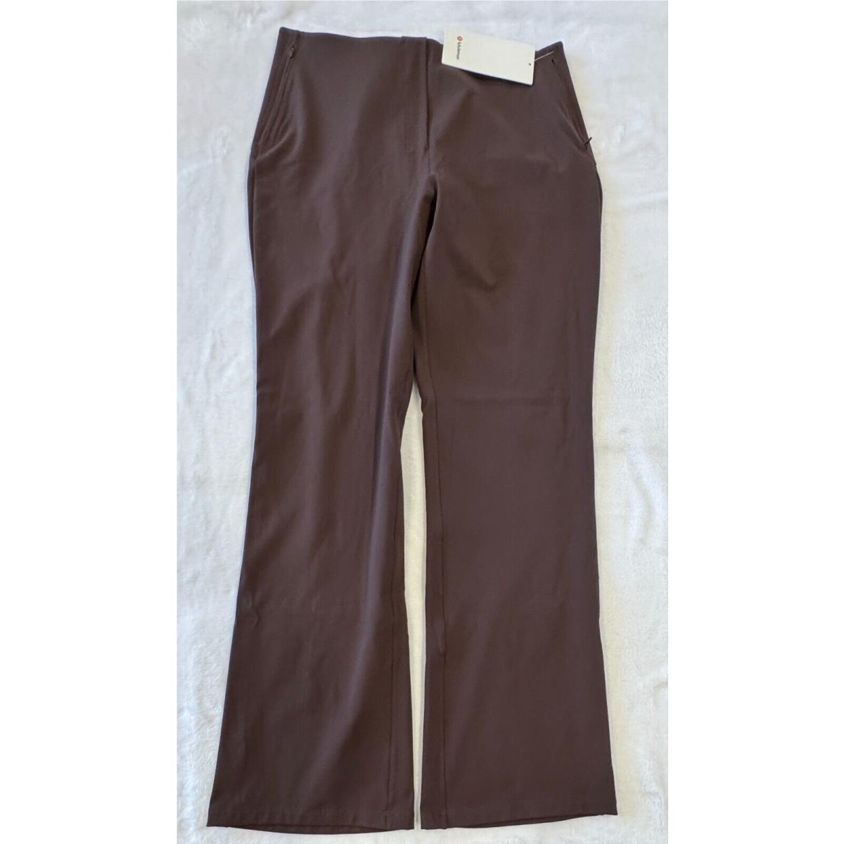 Lululemon Women s Smooth Fit Pull-on High Rise Pant Size 6 Espresso