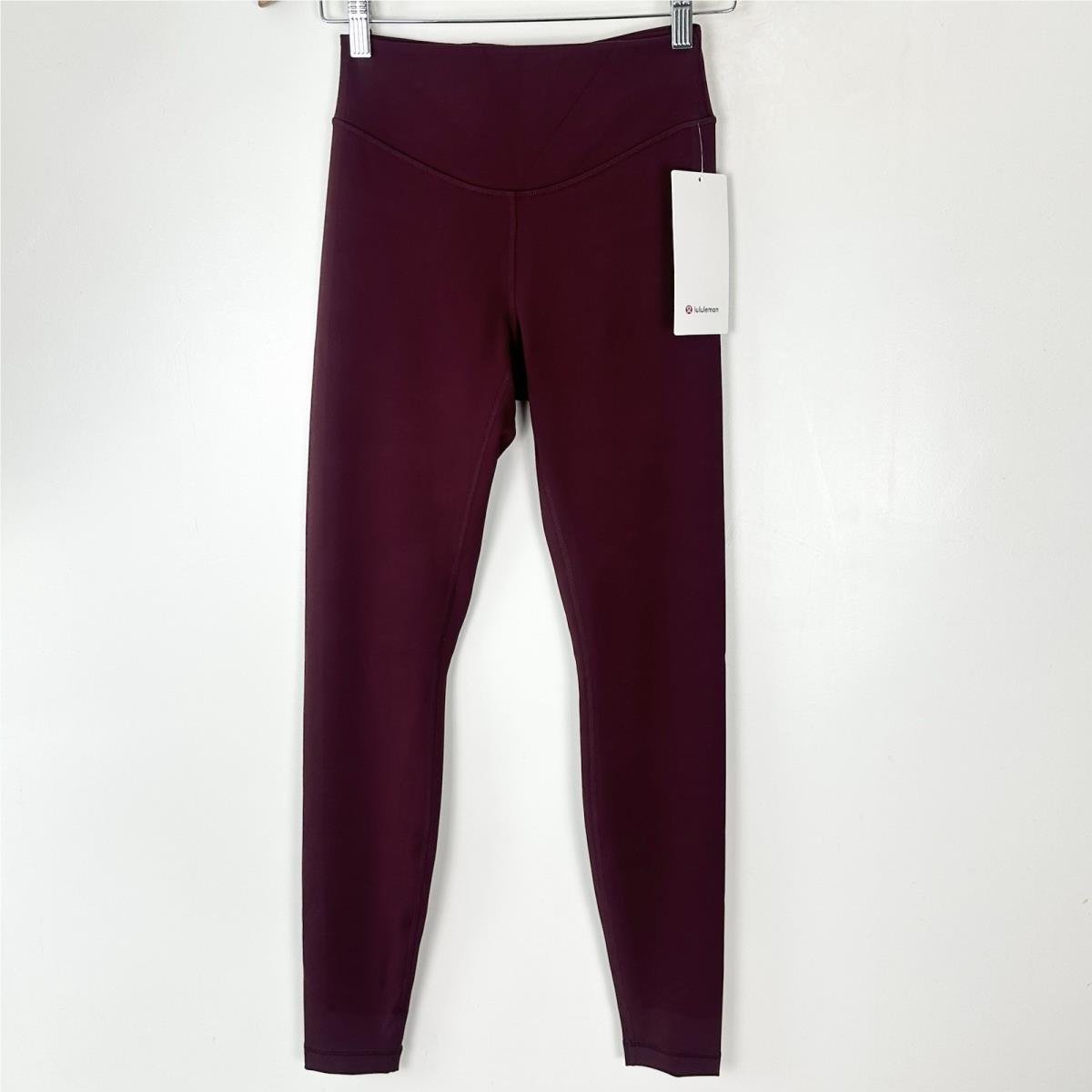 Lululemon Wunder Under Smooth Cover High Rise Tight 28 Garnet Size 4