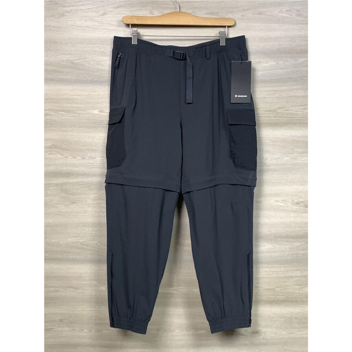 Lululemon Convertible Hiking Pant Men s Size L 27 Graphite Grey Ggre Gray