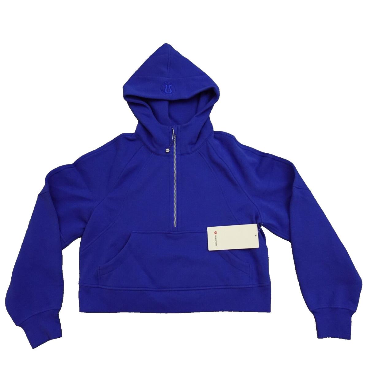 Lululemon Size XS / S Scuba Oversized Half Zip Hoodie Cebl Cerulean Blue