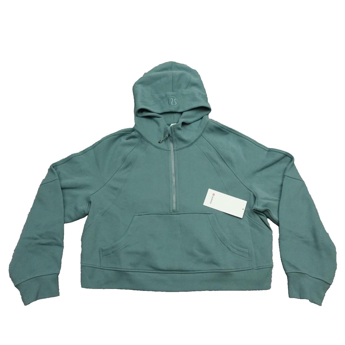Lululemon Size XL / Xxl Scuba Oversized Half Zip Hoodie Bgib Belgian Blue