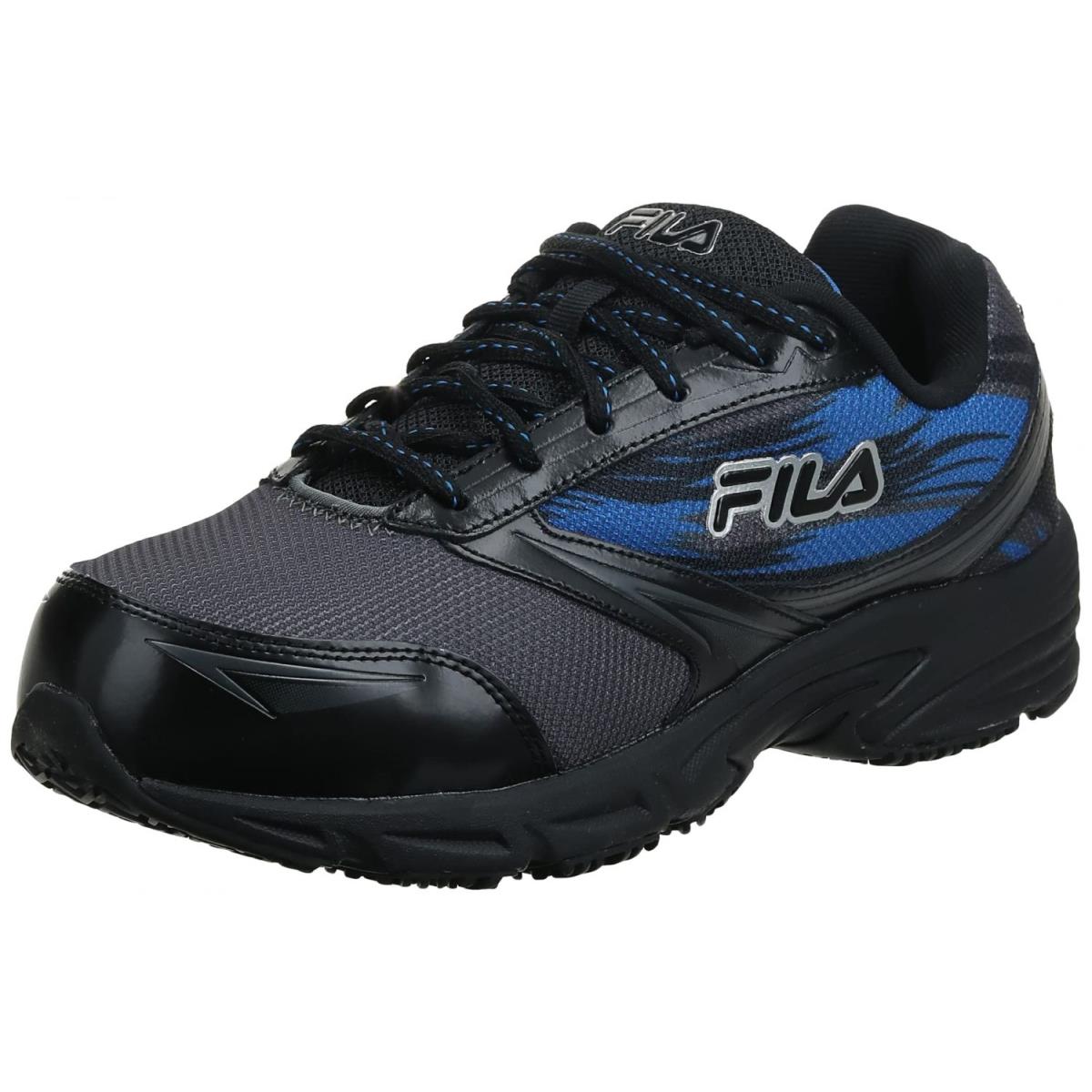 Fila Men s Memory Meiera 2 Slip Resistant and Composite Toe Work Shoe Csrk/blk/