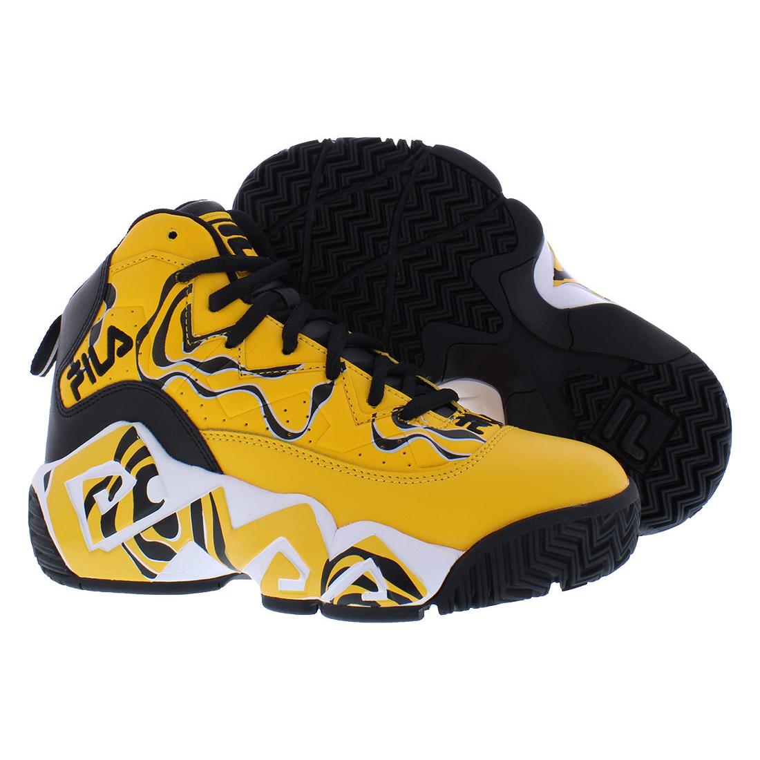 Fila Mb Boys Shoes Size 4.5 Color: Yellow/black