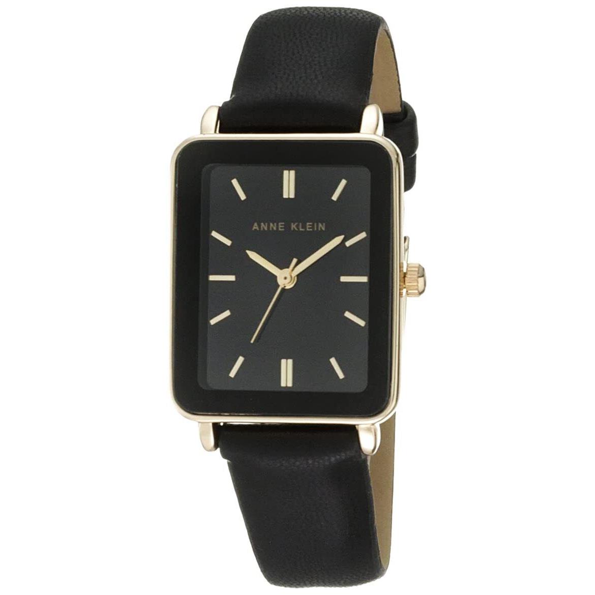 Anne Klein Women`s Strap Watch AK/3702 Black/gold