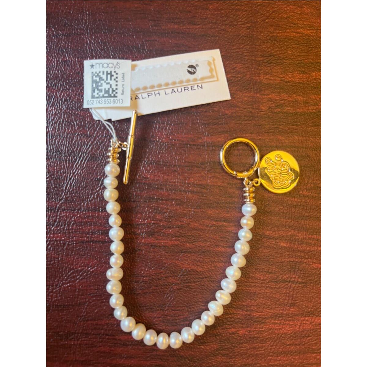 Lauren Ralph Lauren Jewelry Select 50+ Necklace Earring Bracelet $35-$98 Bracelet, Pearl, Freshwater, Charm, 7.5 `