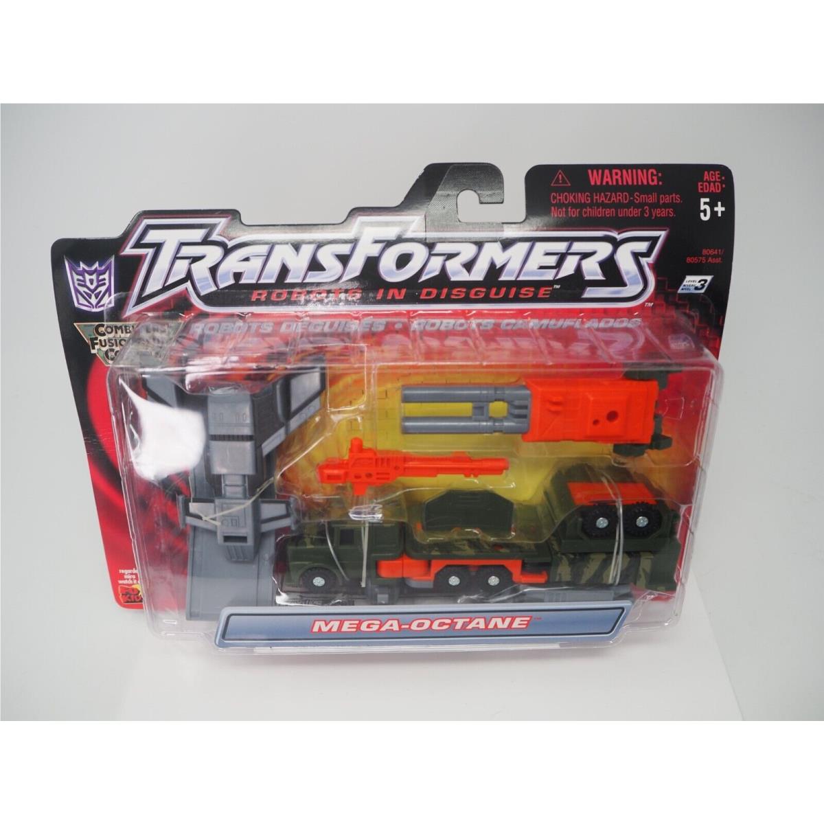 2001 Transformers Robots In Disguise Rid Mega Octane Hasbro Nip Toy