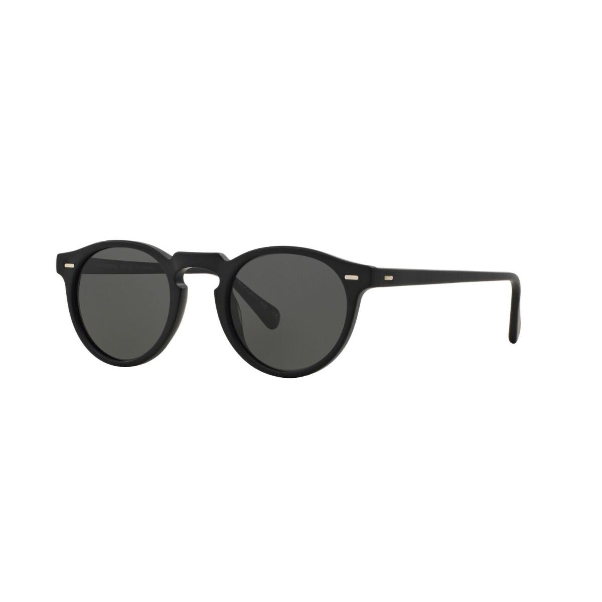 Oliver Peoples Gregory Peck OV 5217/S Matte Black/midnight Express Sunglasses - Frame: Matte Black, Lens: Midnight Express VFX Polarized