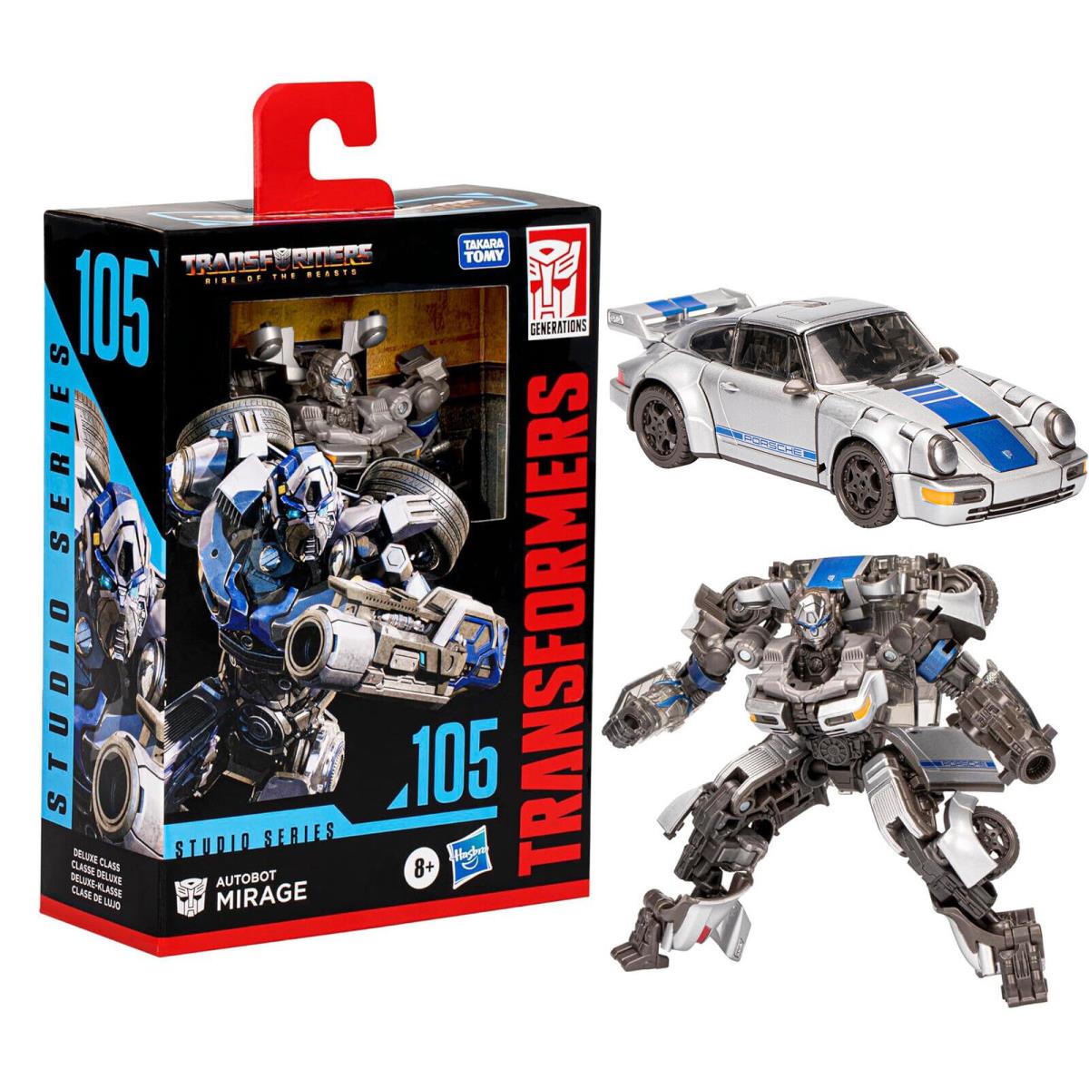 Hasbro Transformers Studio Series Rise of The Beasts Mirage 105 4.5 Figure Toy