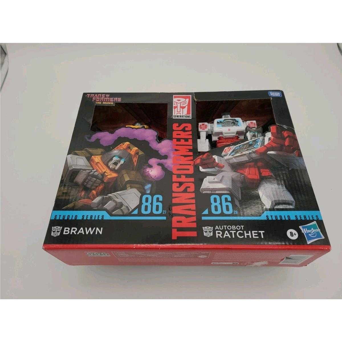 Transformers Studio Series 86 Movie Deluxe Brawn Ratchet 2 Pack Figure IN Stock