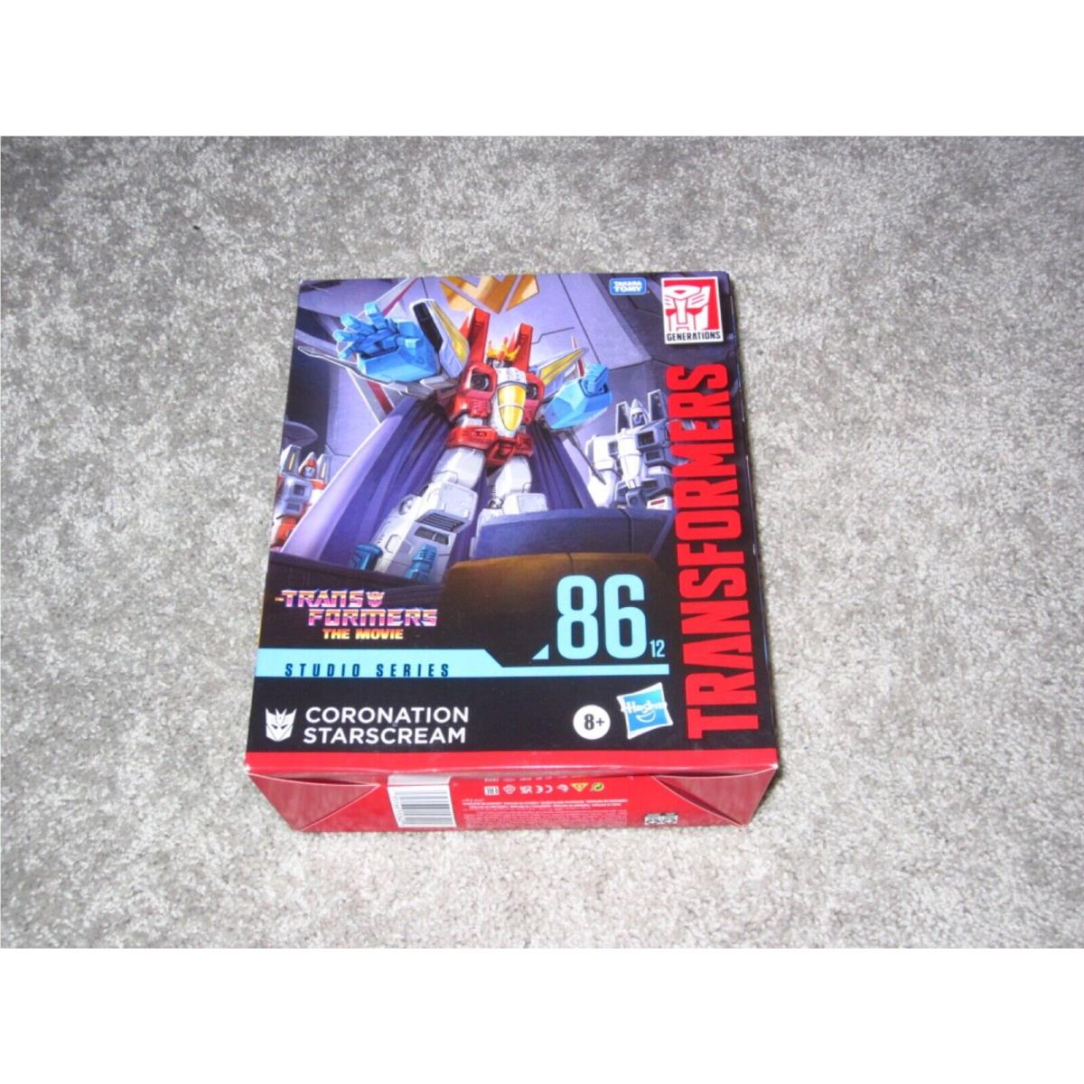 Transformers: Wfc Starscream W/ Throne - `86 G1 Animated Movie Homage