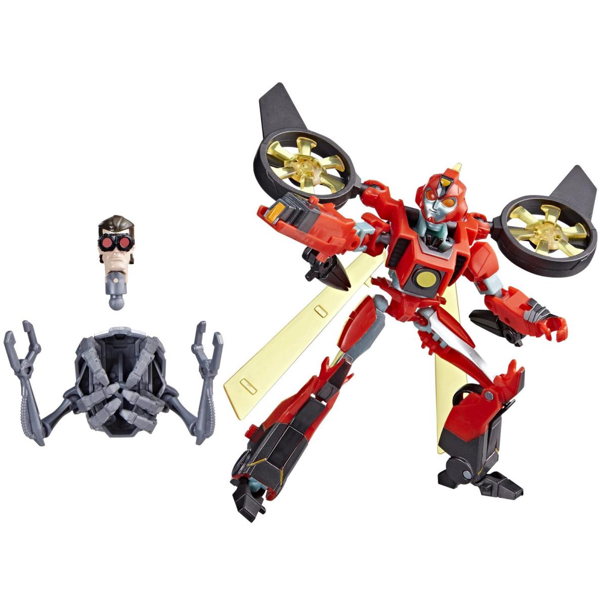 Transformers Toys Earthspark Deluxe Class Terran Twitch Action Figure 5-Inch Rob