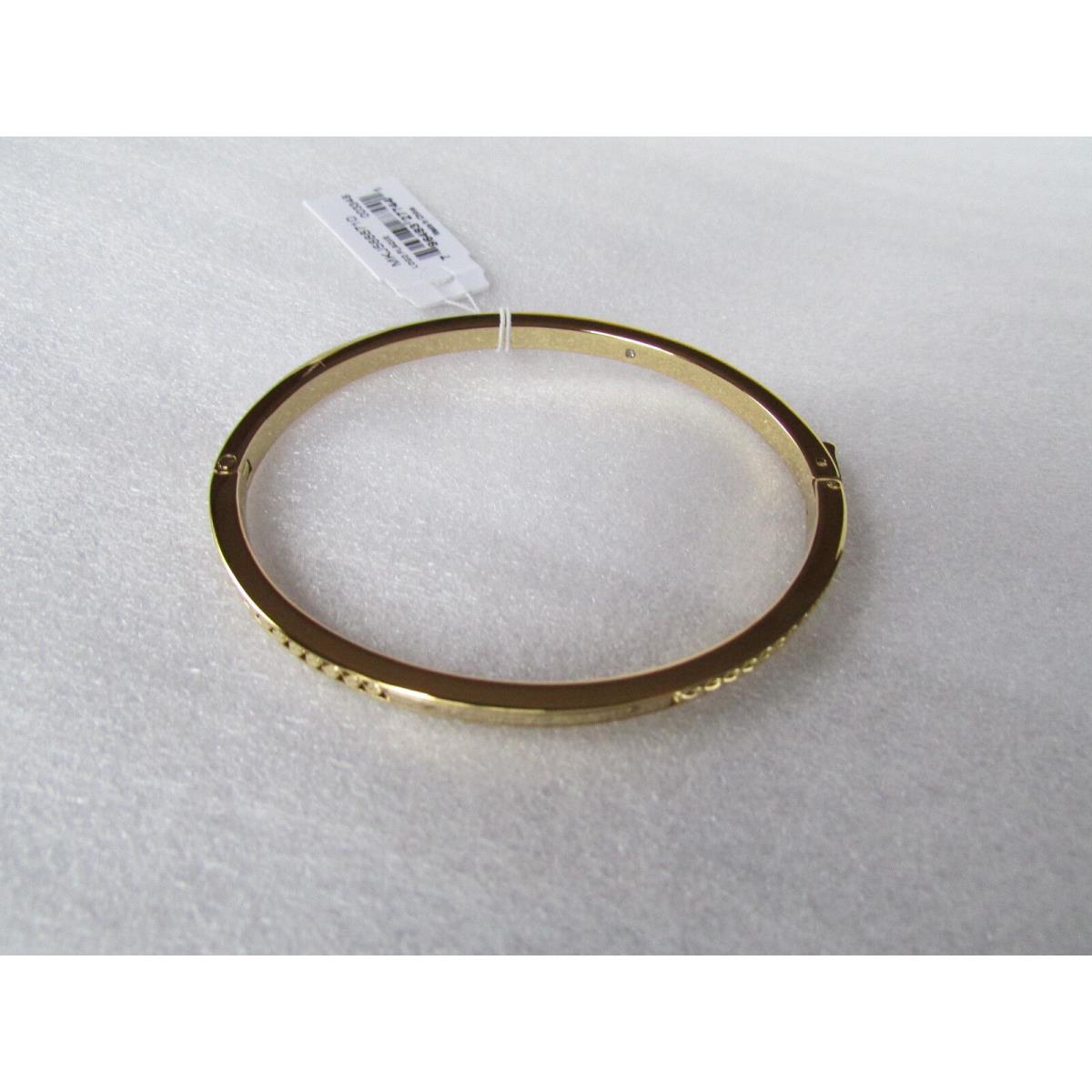 Michael Kors Bracelet Logo Plaque Chain Inset Bangle