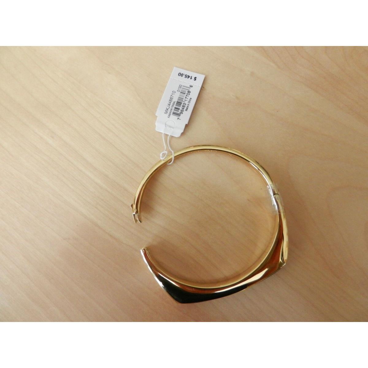 Michael Kors Goldtone Semi Precious Stone Bangle Bracelet