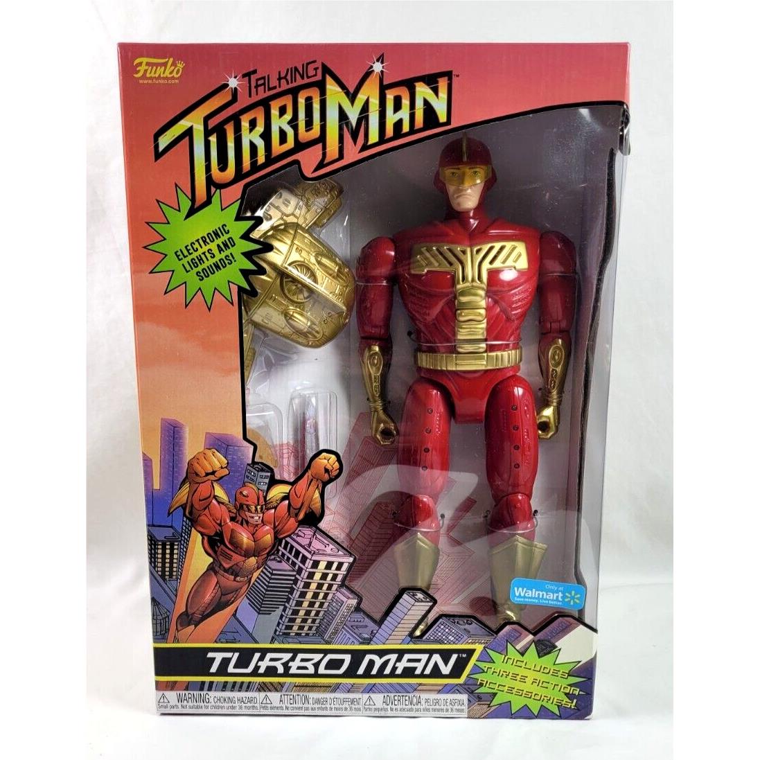 Funko Talking Turbo Man Collectible 13.5 Inch Action Figure Walmart Exclusive