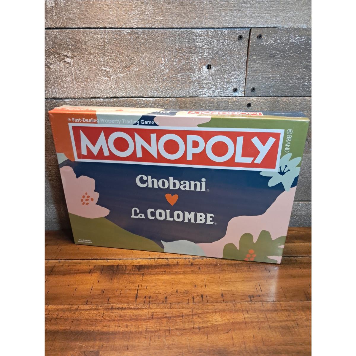 Monopoly Board Game - Chobani La Colombe Edition Monopoly - Rare