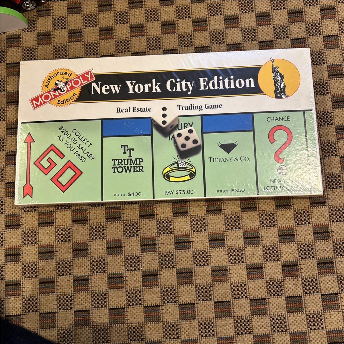 Vintage Monopoly York City Edition Nyc 1995 Board Game Hasbro