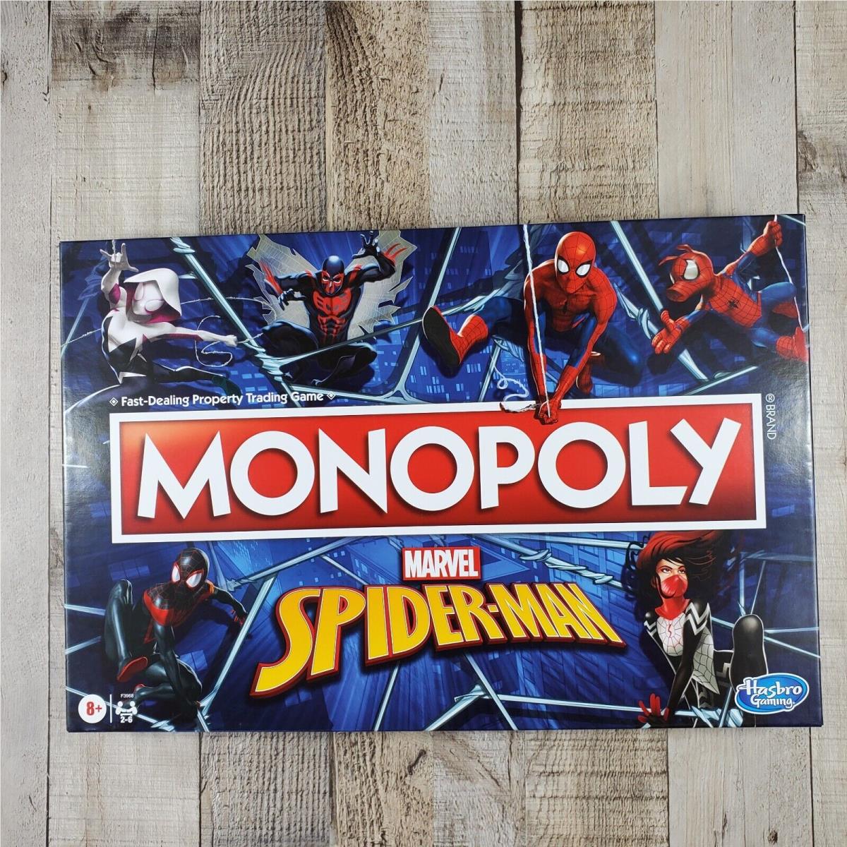 Monopoly Marvel Spider Man Edition Hasbro F3968 Release 2021