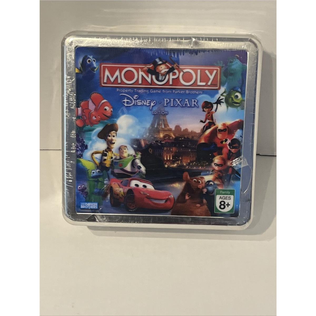 Monopoly Disney Pixar Edition 2007 Hasbro In Metal Tin Parts