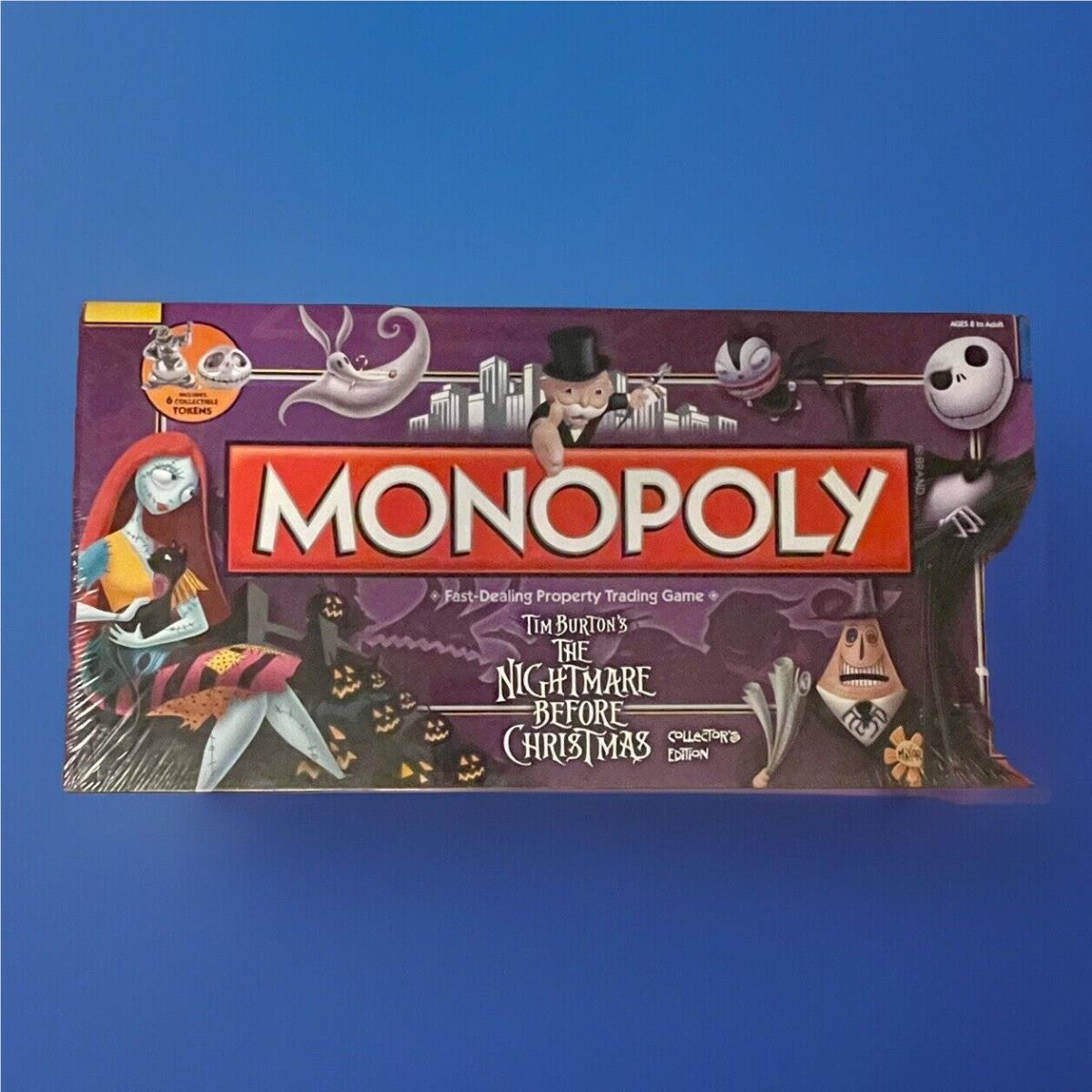 Monopoly Nightmare Before Christmas Collector`s Edition Board Game