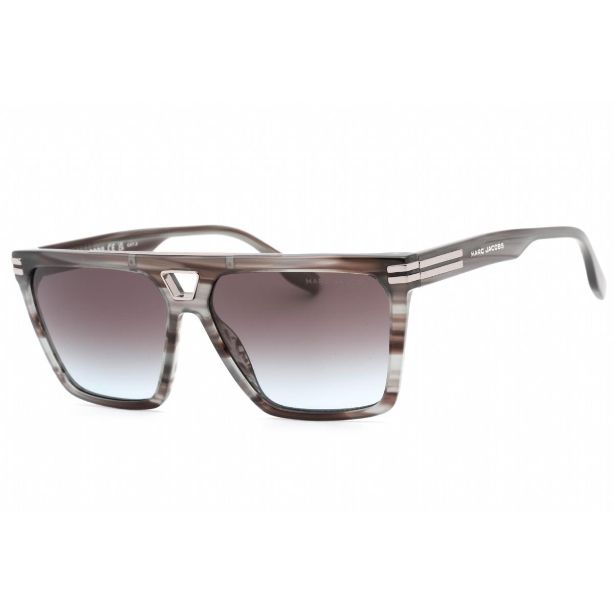 Marc Jacobs 717/S 02W8 98 Grey Horn / Brown Teal 58mm Sunglasses AB
