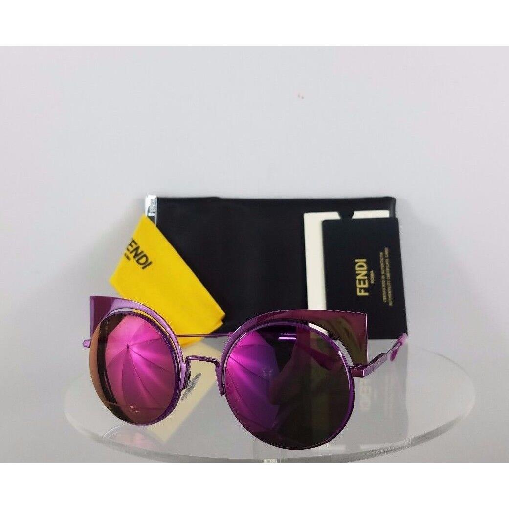 Fendi FF 0177/S Sunglasses Qzhpe Violet Mirror 53mm 0177