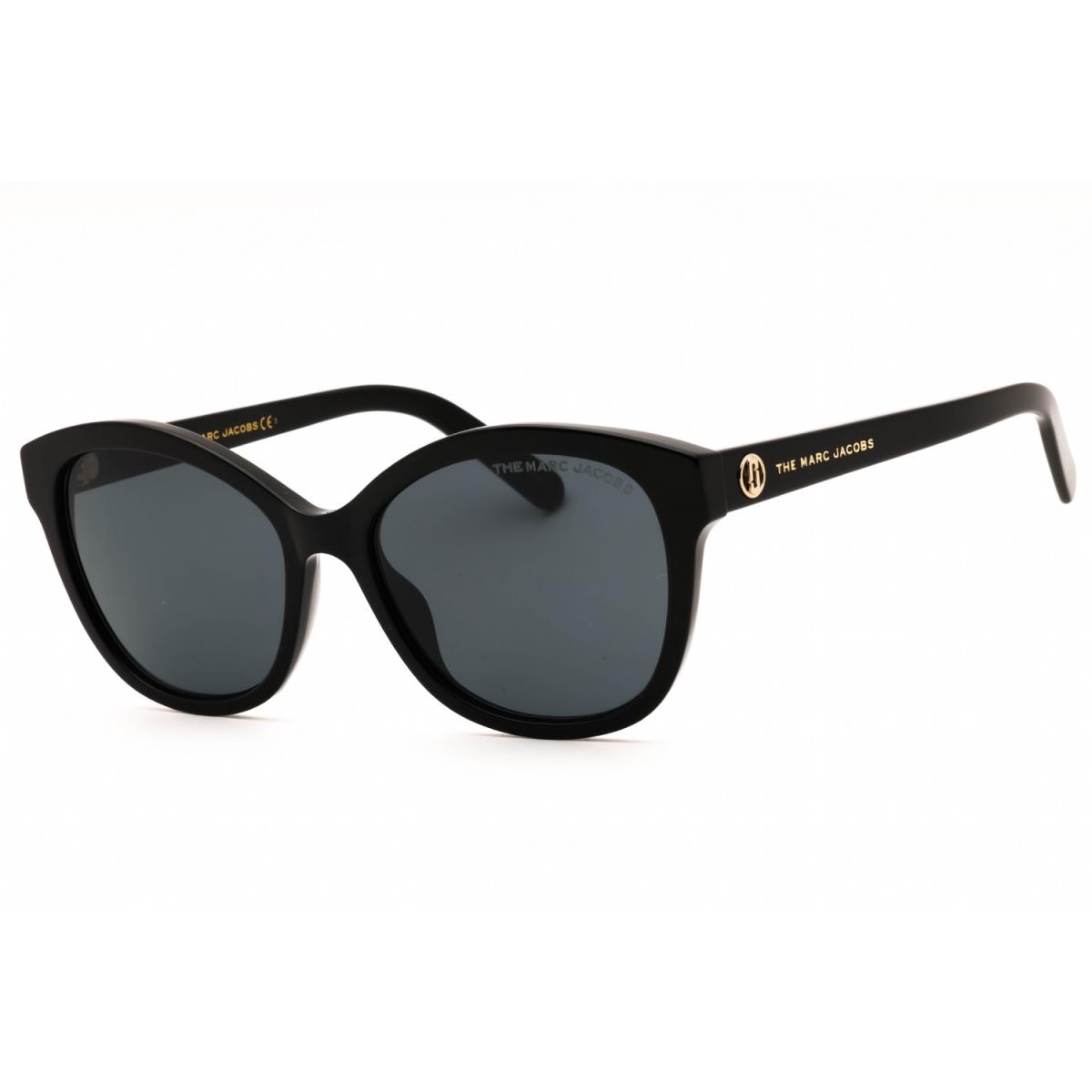 Marc Jacobs Marc 554/S 807 IR Sunglasses Black Frame Grey Lenses 55mm