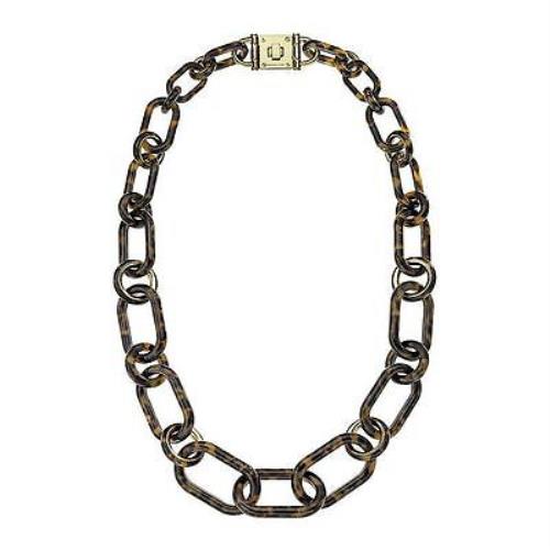 Michael Kors Tortoise Gold Long Link Necklace MKJ1683710