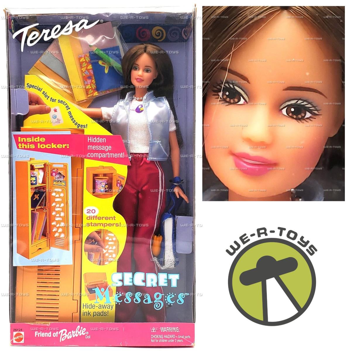 Barbie Secret Messages Teresa Doll with Locker 1999 Mattel 26424