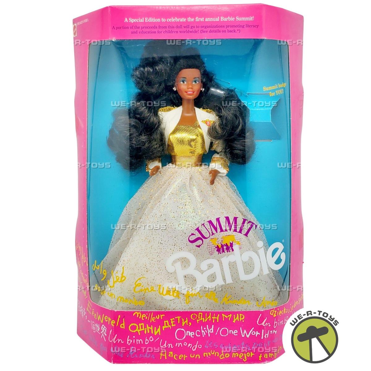 Barbie Summit Doll African American 1990 Mattel 7028