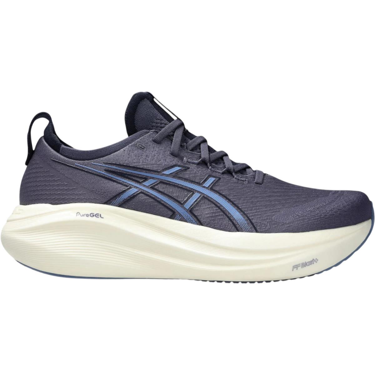 Asics Gel-nimbus 27 Men`s Running Shoes All Colors US Sizes 7-14 Indigo Fog/Denim Blue