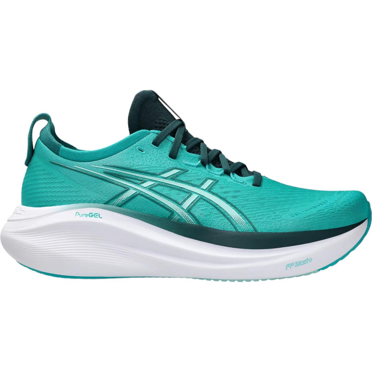 Asics Gel-nimbus 27 Men`s Running Shoes All Colors US Sizes 7-14 Wave Teal/Saxon Green