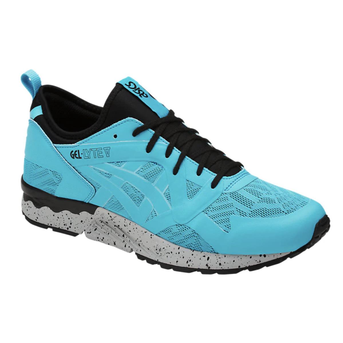 Asics Tiger Gel-lyte Aquarium Blue Men`s Sneakers Z3429 Size 8 - Blue