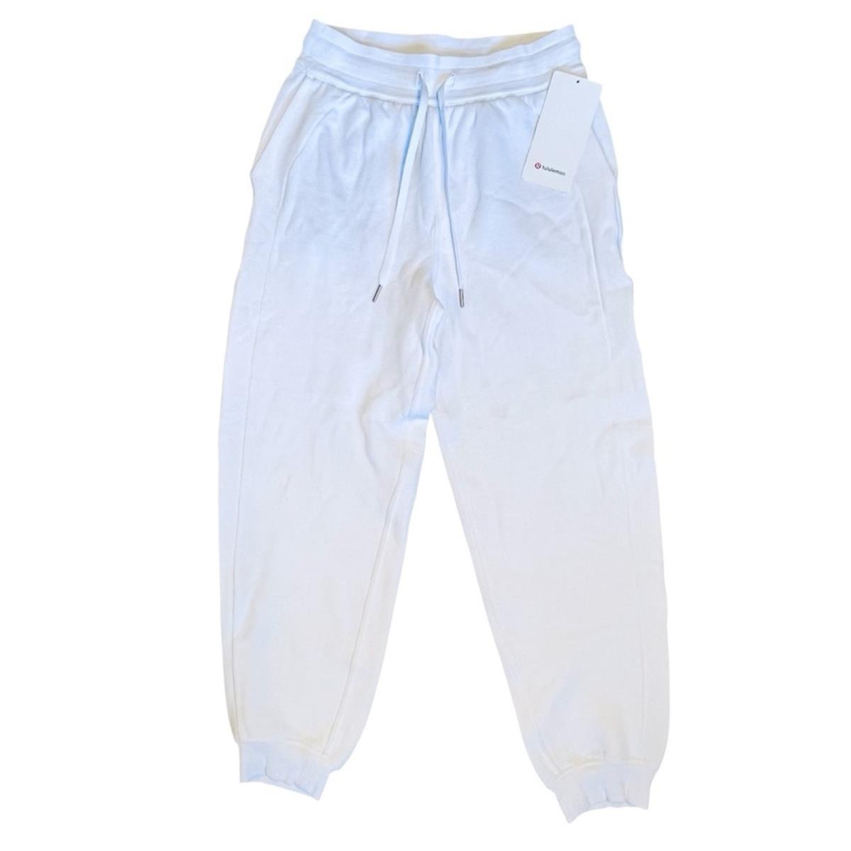 Lululemon Women s Sz 4 White High Rise Relaxed Scuba Joggers Pants