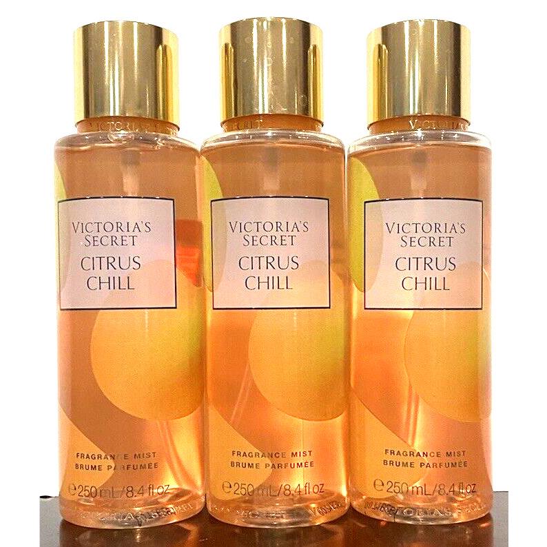 Victoria`s Secret Lot of 3 Citrus Chill Body Mists by Victoria's Secret