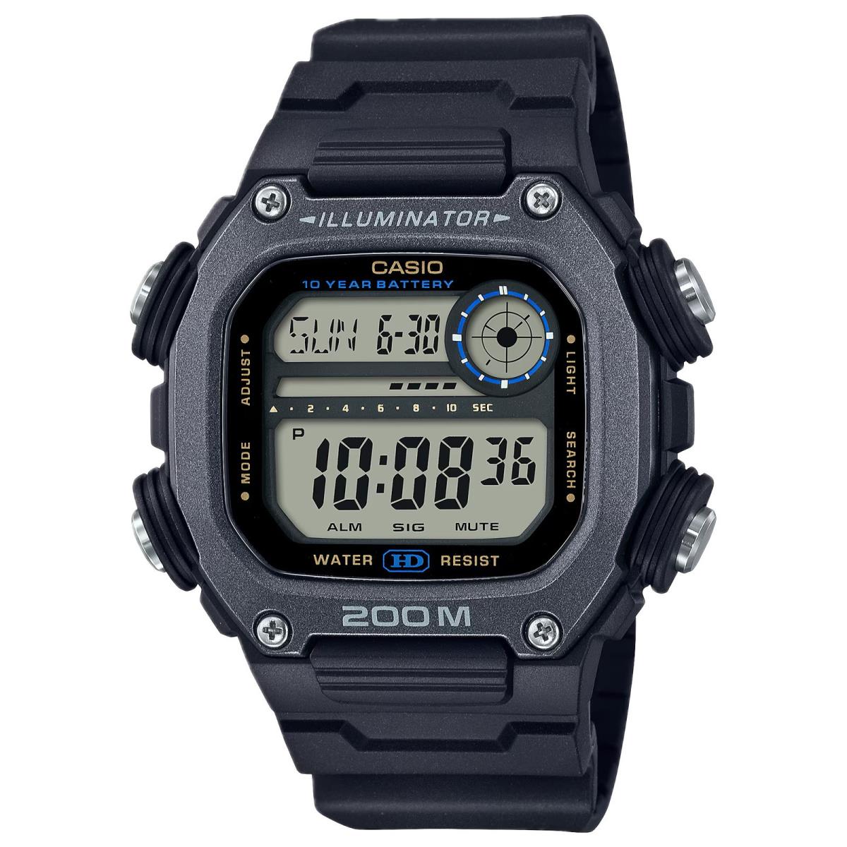 Casio Men`s Heavy-duty Digital Sport Watch with Black Dial - DW-291HX-1AV