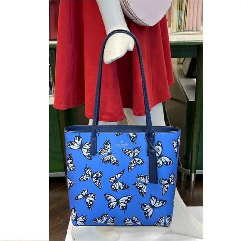 Kate Spade Women Bag Jana Butterfly Sky P Tote KB647-960
