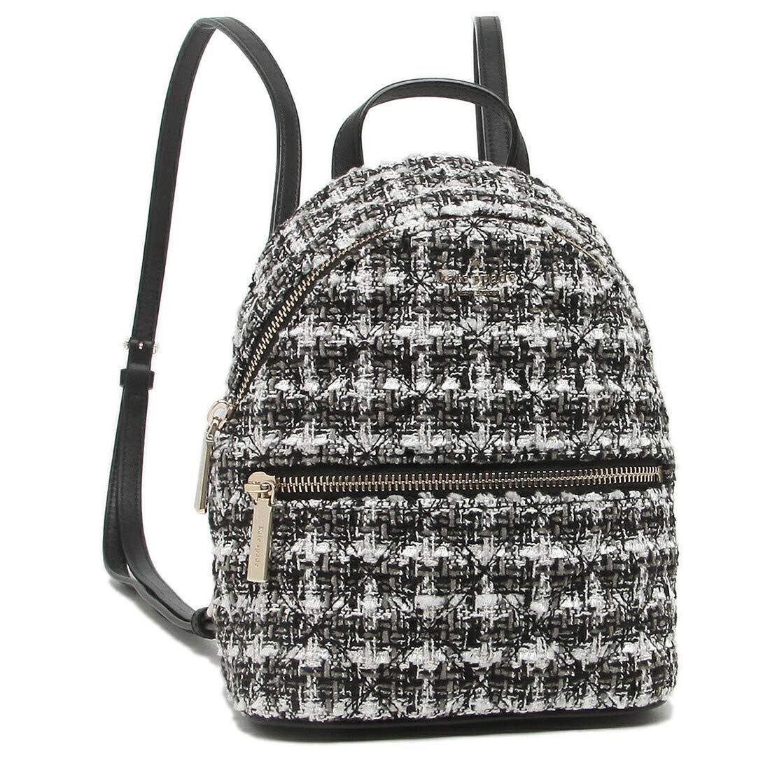 Kate Spade Women Bag Natalia Tweed Mini Convertible Backpack WKRU7079-098