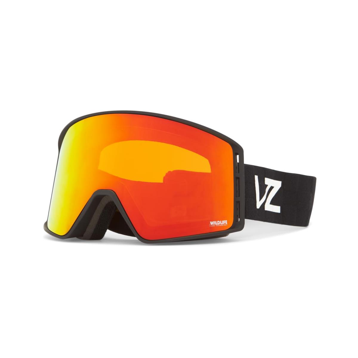Von Zipper Velo Black/fire Chrome Lense One Size by VonZipper