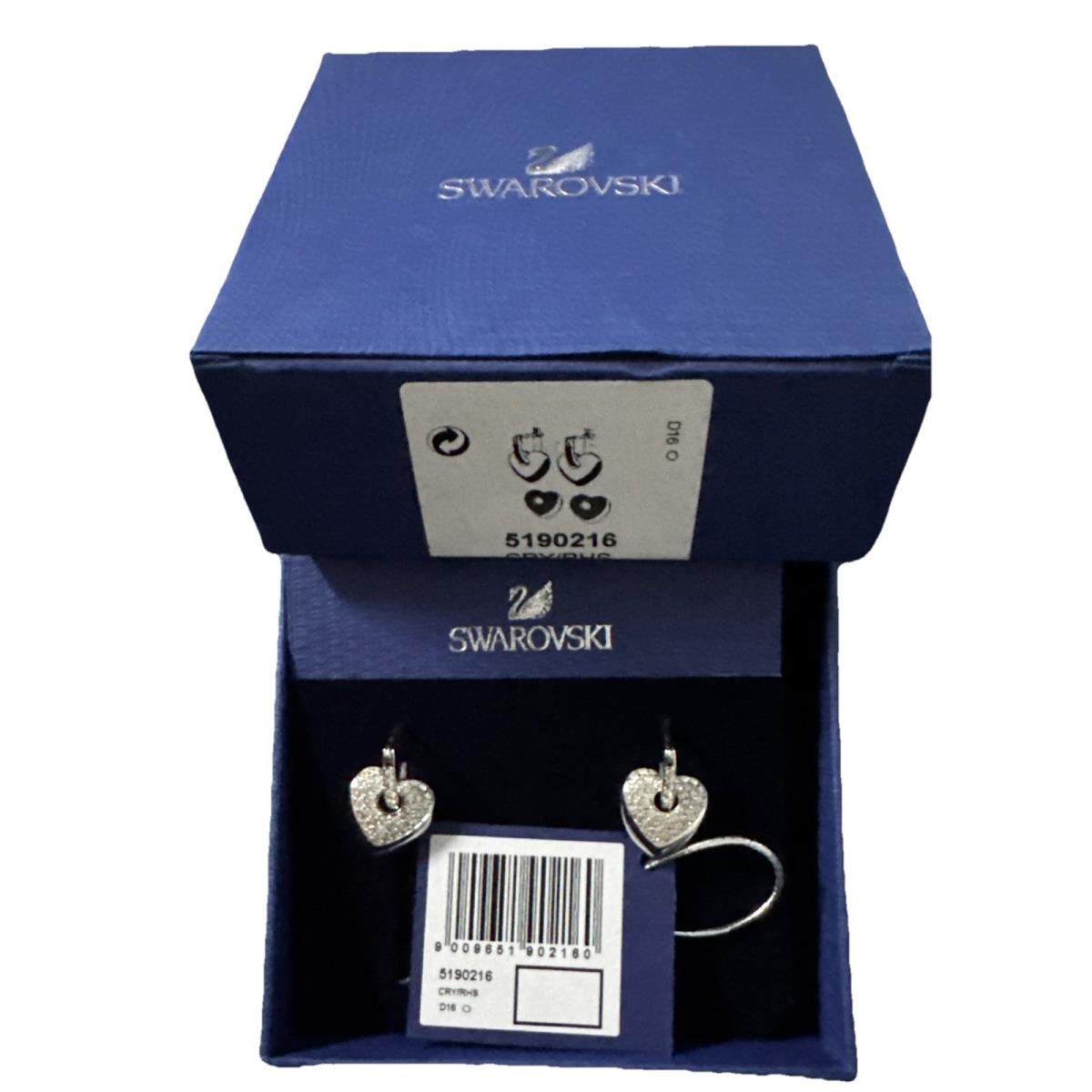 Swarovski Crystal/rhs PE 2 CM Earring 5190216