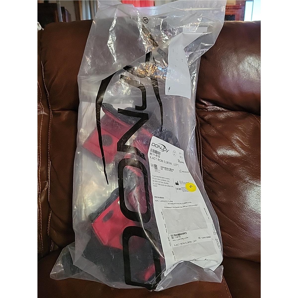 Donjoy X-act Rom Elbow Arm Post-op Brace Right Adult One Size Adjustable Sizing