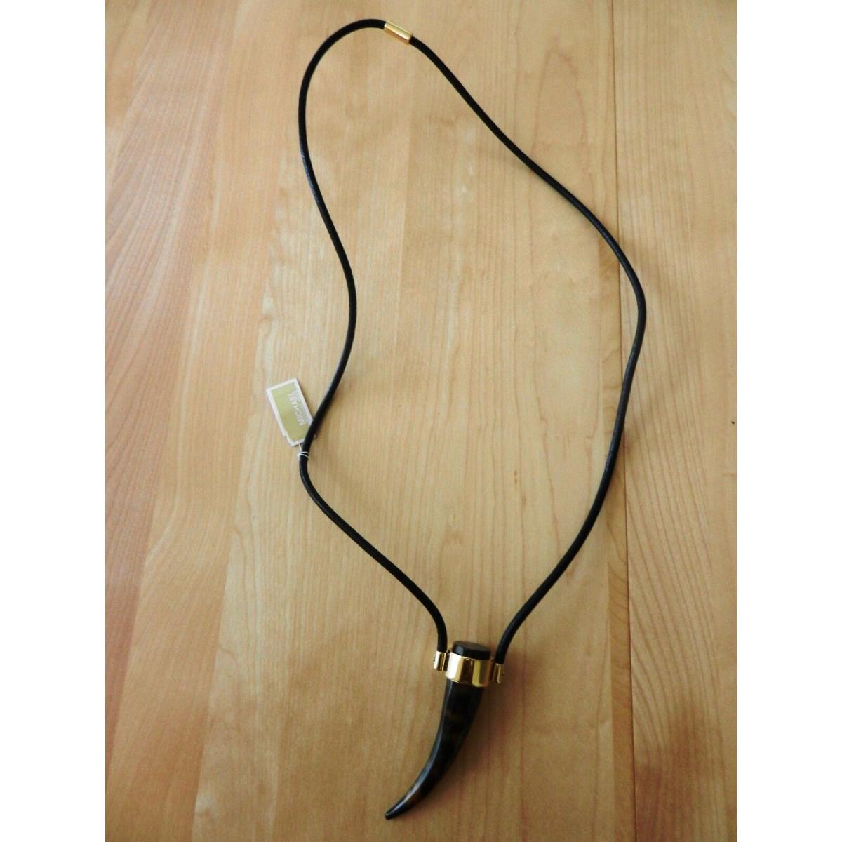 Michael kors hot sale horn necklace