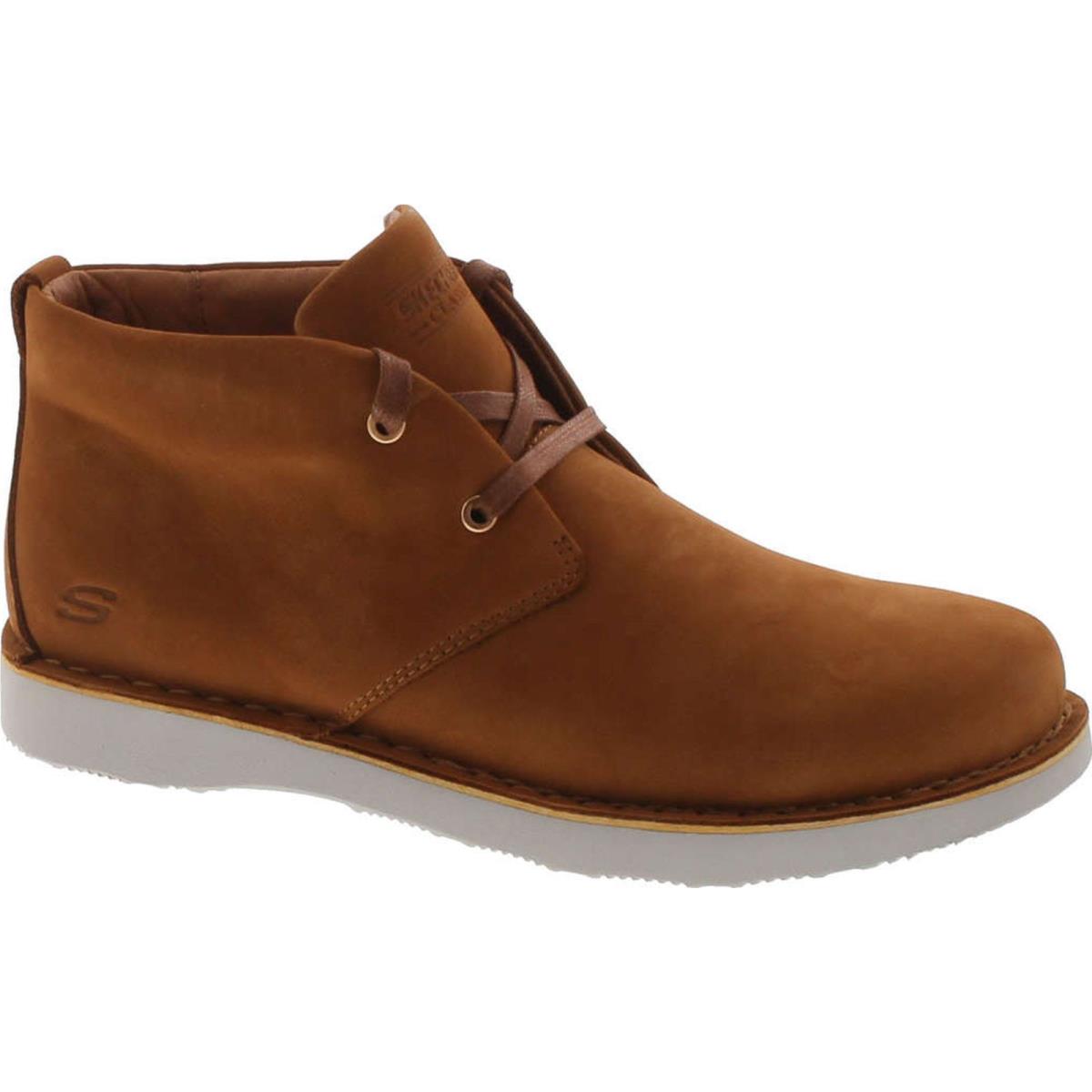 Skechers Lifestyle 65306 Men`s Solden Castano Boot Tan Canvas