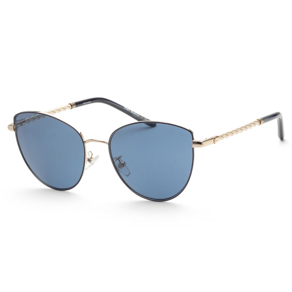 Women`s 56mm Shiny Light Gold Sunglasses TY6091-332480 by Tory Burch