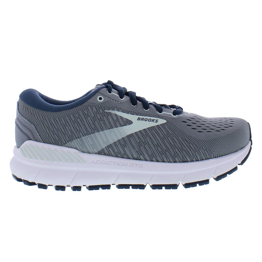 Brooks Addiction Gts 15 Womens Shoes Size 7.5 Color: Grey/navy/aqua