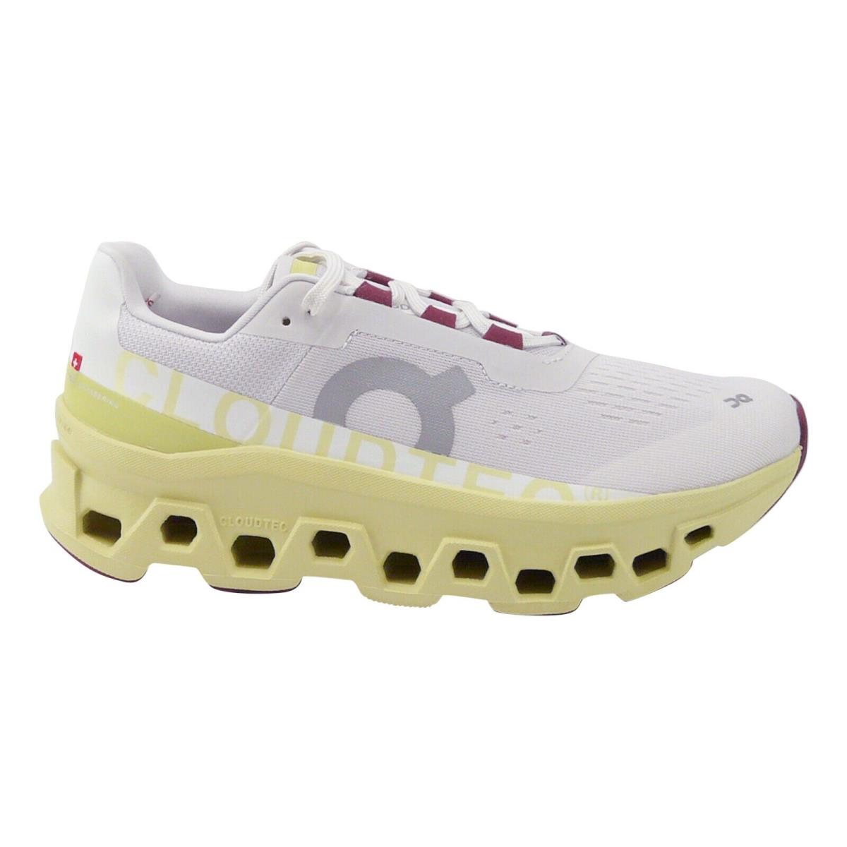 On Running Cloudmonster Men`s Running Shoes Frost/acacia US 7.5