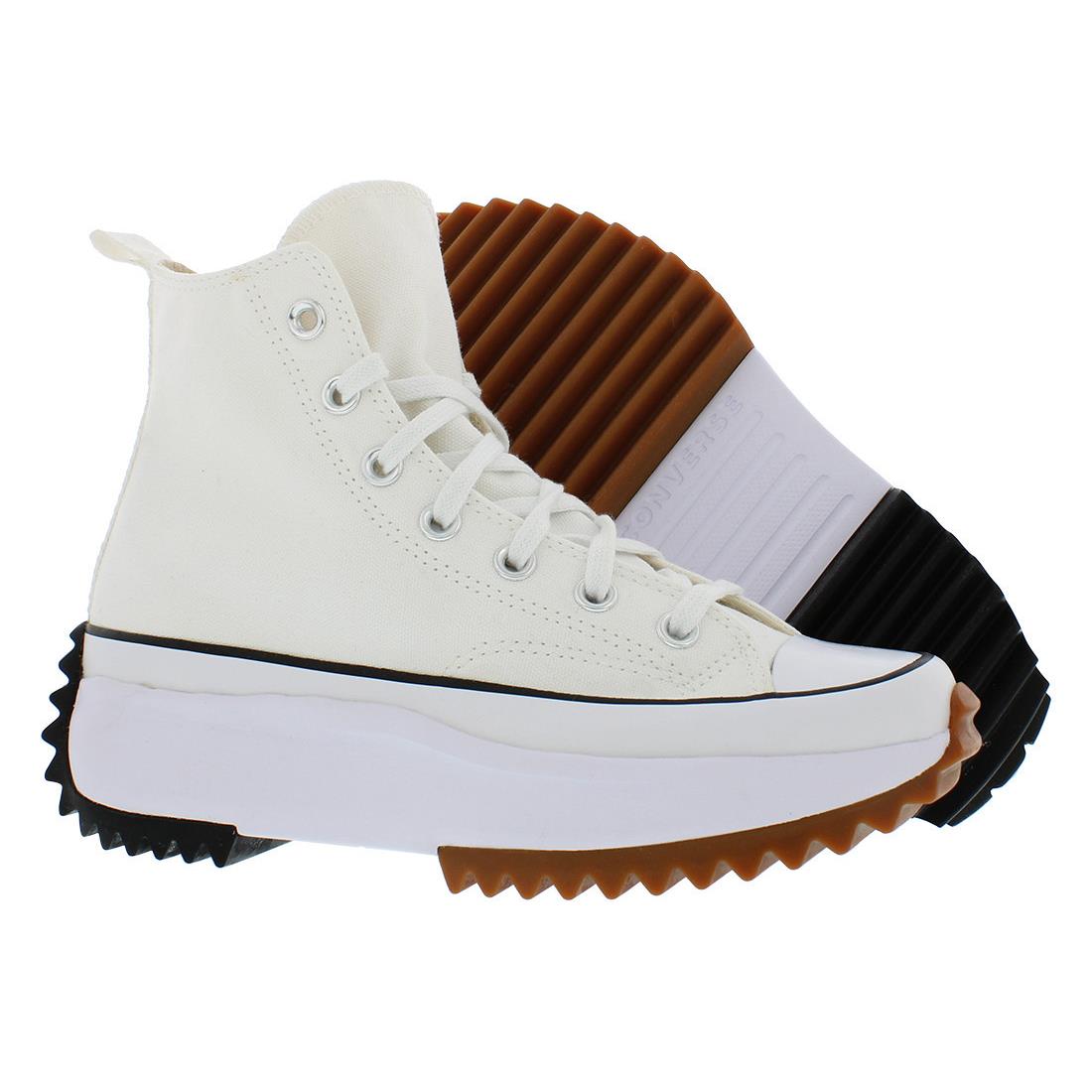 Converse Run Star Hike High Top Unisex Shoes - White/Black/Gum, Main: White