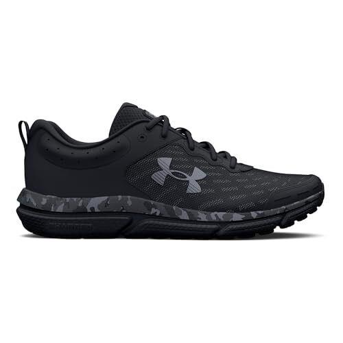 Under Armour Men`s Charged Assert 10 Running Shoes (001) Black/Black/Pitch Gray