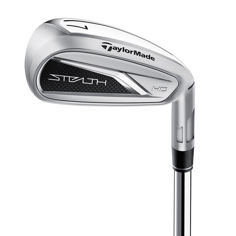 Taylormade Stealth HD Irons 8-PW AW SW LW Graphite Stiff Flex Right Hand