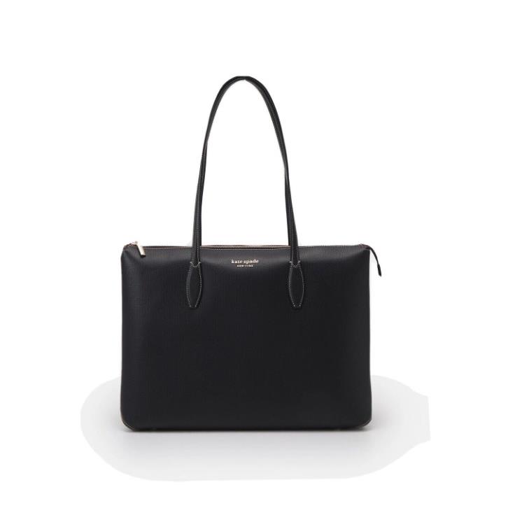 Kate Spade New York All Day Large Zip Top Tote Laptop Tote Bag Black PXR00387
