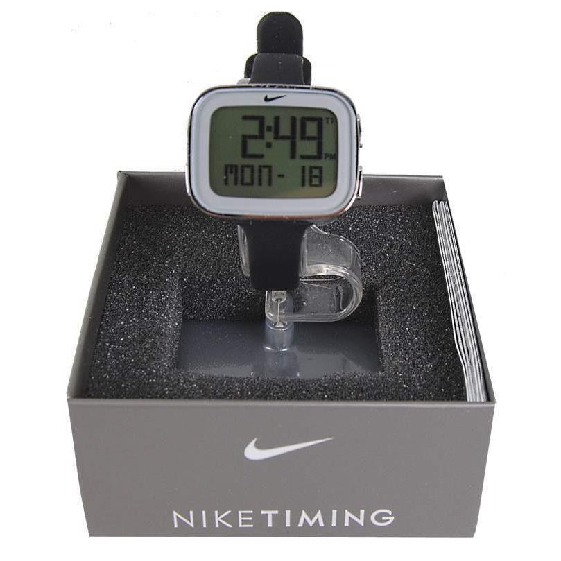 Nike Women`s Imara Keeva Watch Black Silver Chronograph Alarm Watch WR0105-095